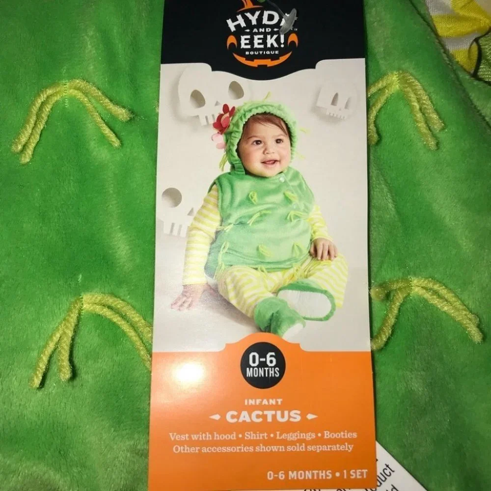 Infant complete costume Hyde and EEK Cactus Halloween New with tags - Picture 9 of 9